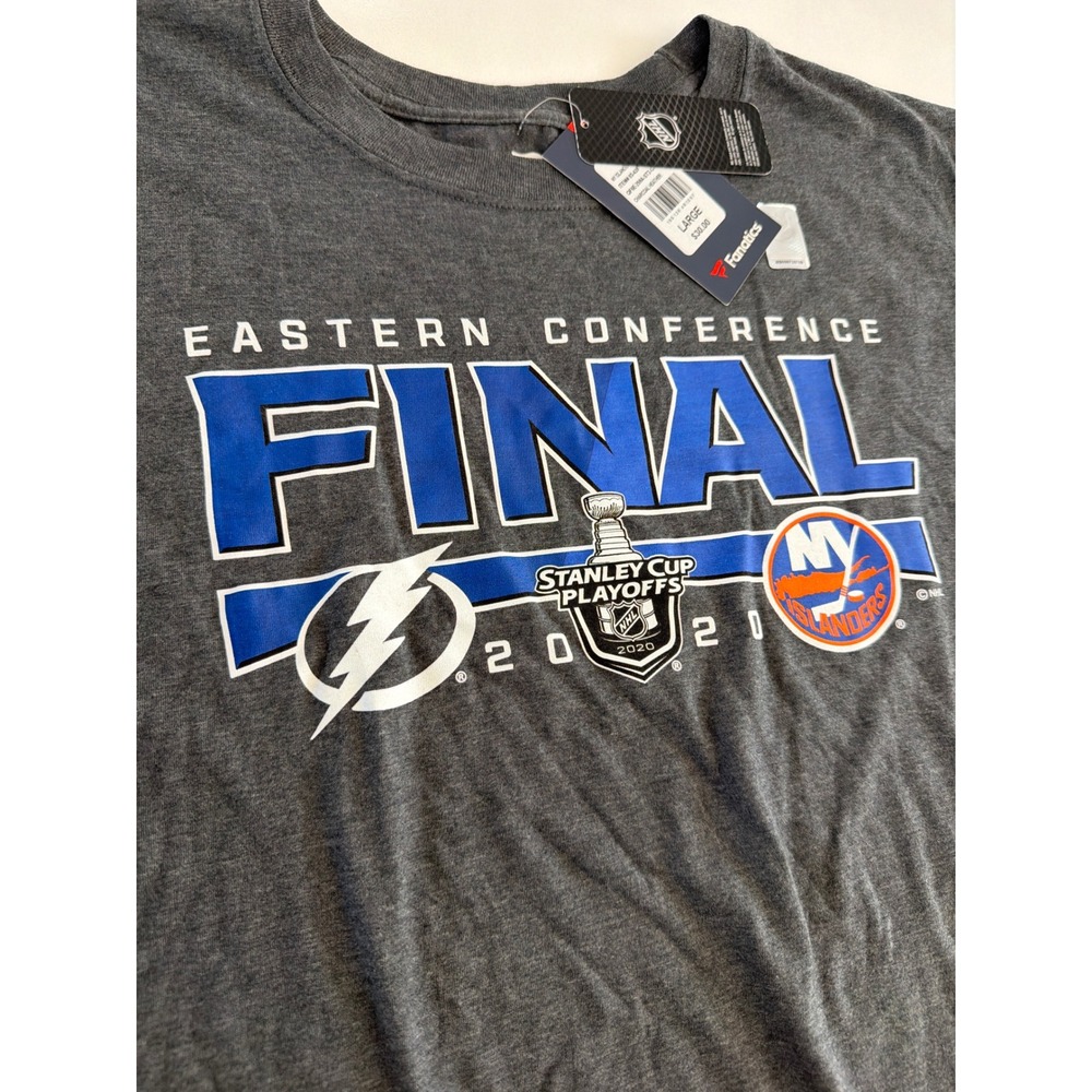 Fanatics NHL 2020 Eastern Conference Final T-Shirt Islanders Lightning Large NWT